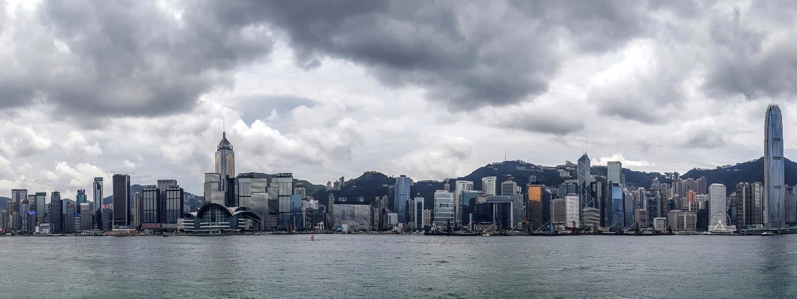 The City of Hong Kong Skyline