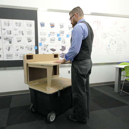 Irwin Job Box Standing Prototype