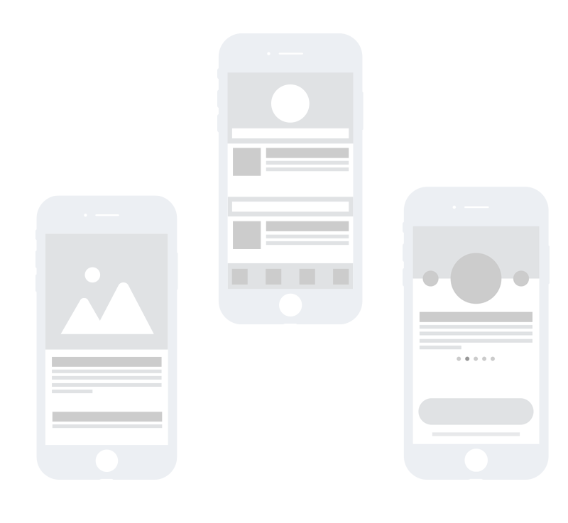 User Experiences Wireframes