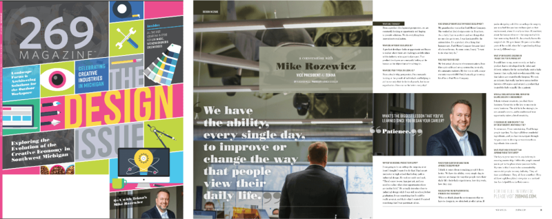 269 Magazine's Design Issue - Mike Rozewicz - Product Development