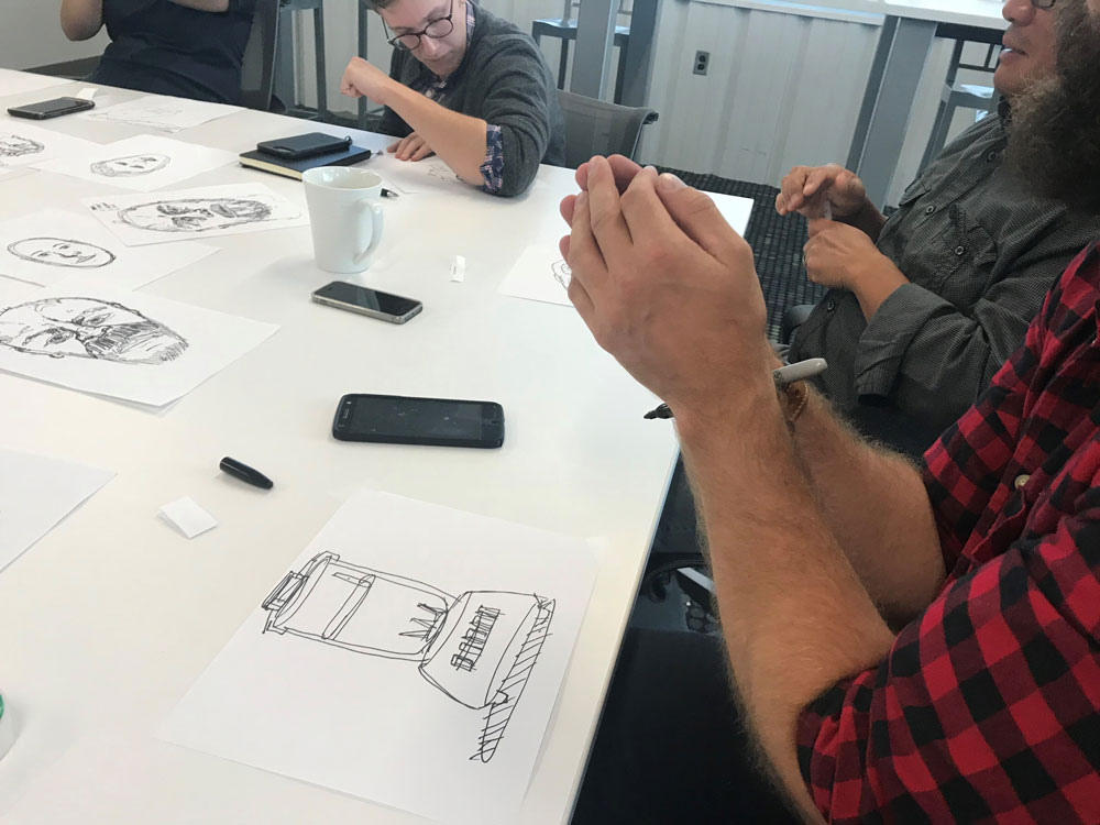 Design Team Meetings - concept drawing