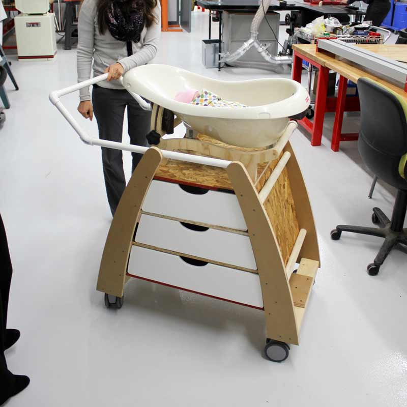 Nara Bassinet wooden prototype